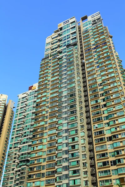 Bloco de apartamentos em Hong Kong — Fotografia de Stock