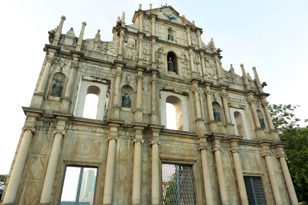 Ερείπια του Αγίου Paul στο Μακάο — Φωτογραφία Αρχείου