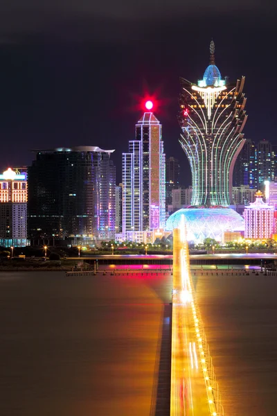 Macau, gece — Stok fotoğraf