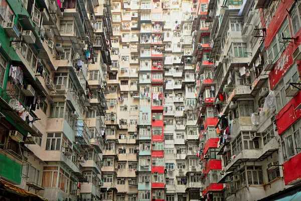 Apartamento antigo em Hong Kong — Fotografia de Stock