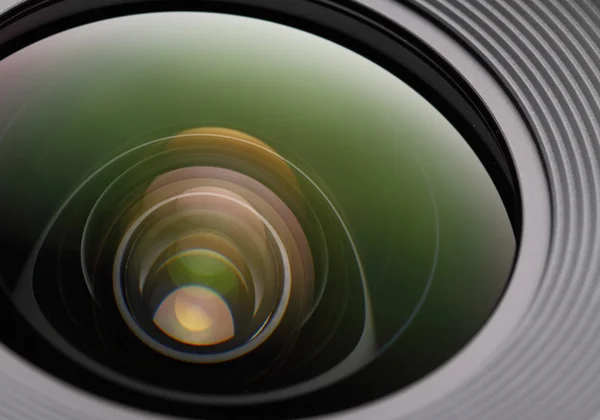 Foto close-up lente — Fotografia de Stock