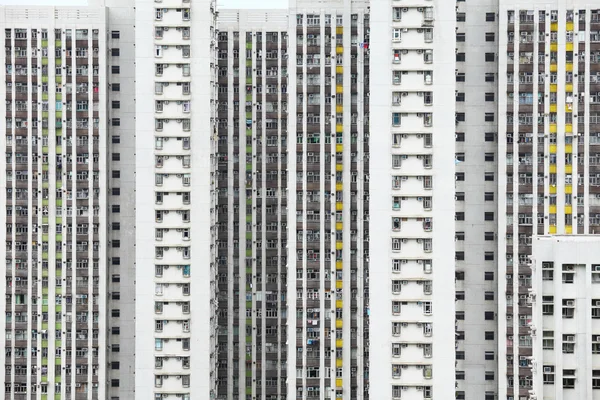 Bloco de apartamentos em Hong Kong — Fotografia de Stock