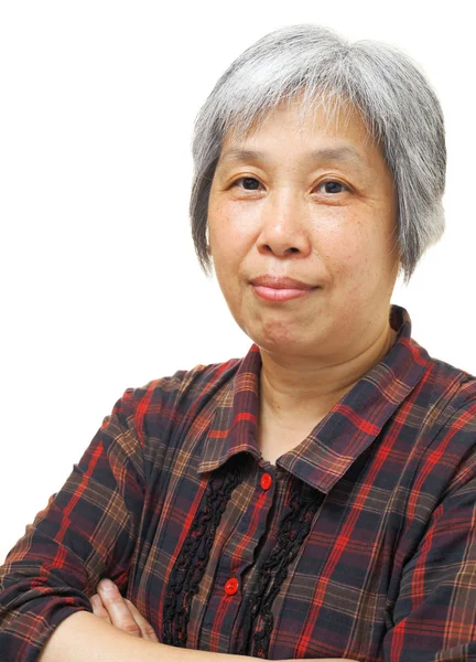 Mature asian woman — Stock Photo, Image