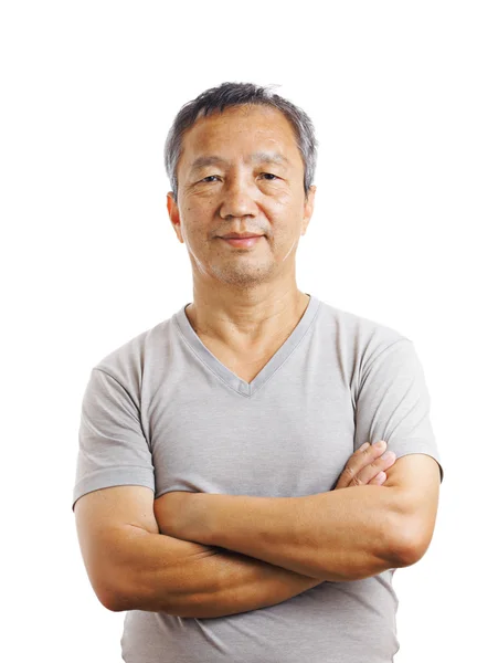 Asian mature man — Stock Photo, Image