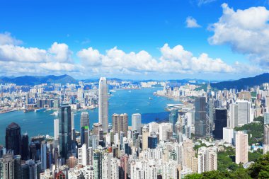 Hong kong manzarası