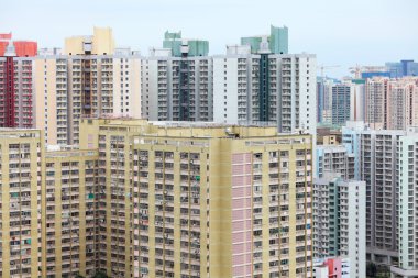 Hong Kong 'daki konut binası.
