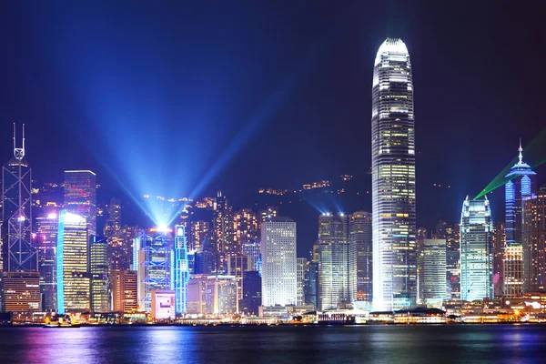 Sinfonía de la luz en Hong Kong —  Fotos de Stock