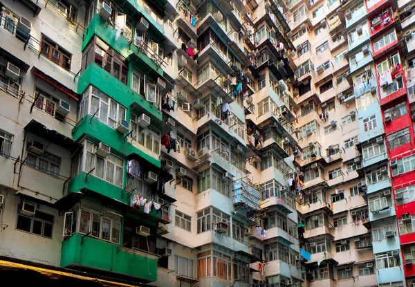 Стара квартира в Гонконзі — стокове фото