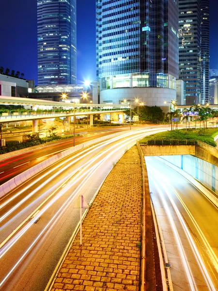 Hong Kong à noite — Fotografia de Stock