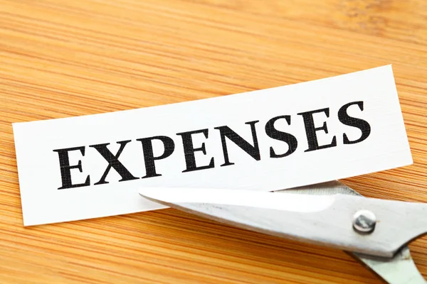 Expenses cut — Stock Photo, Image