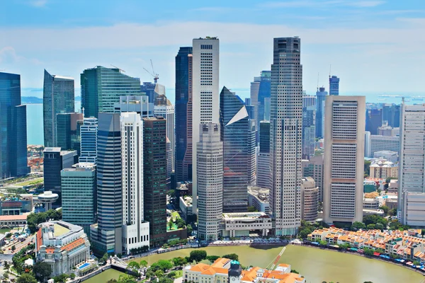 Linha do horizonte de Singapura — Fotografia de Stock