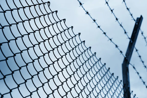 Chain link fence — Stock Photo, Image