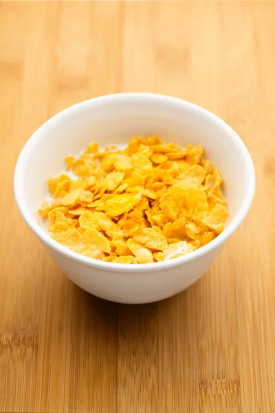 Corn flake in bowl — Stock Photo, Image