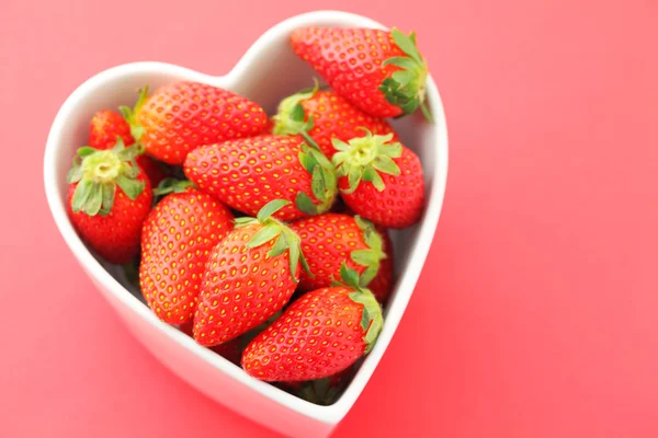 Love strawberry — Stock Photo, Image