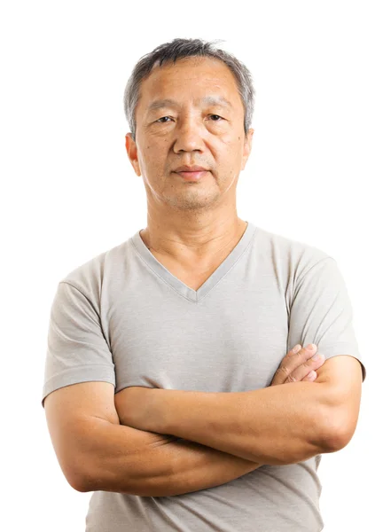 Asian mature man — Stock Photo, Image