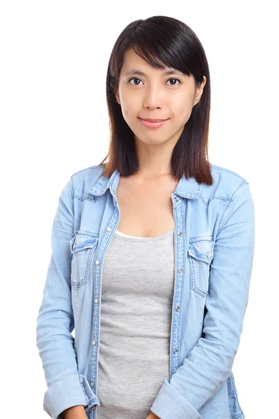Aziatische vrouw portret — Stockfoto