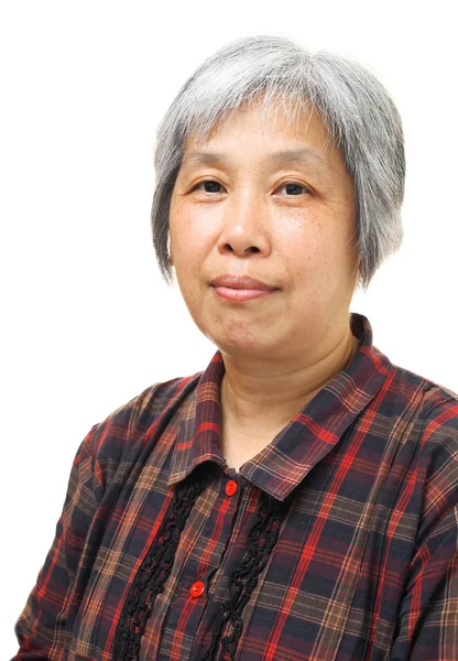 Asiatische alte Frau — Stockfoto
