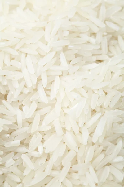 Okokt vitt ris på nära håll — Stockfoto