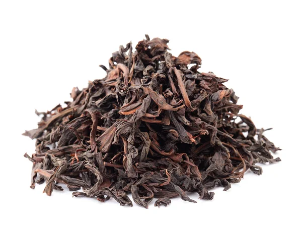 Chinese black tea isolated on white background — Stock Photo, Image