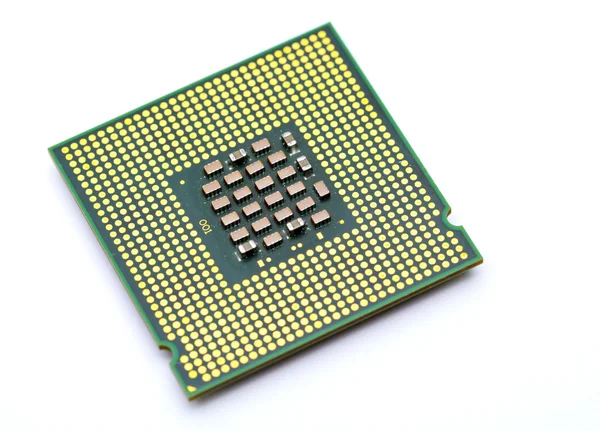 CPU na białym tle — Zdjęcie stockowe
