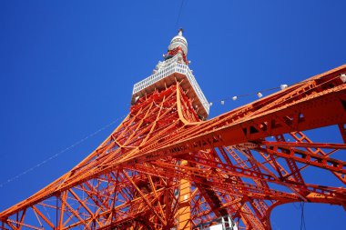 Tokyo Kulesi yukarı görünüm
