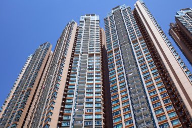 Hong Kong 'daki konut binası.