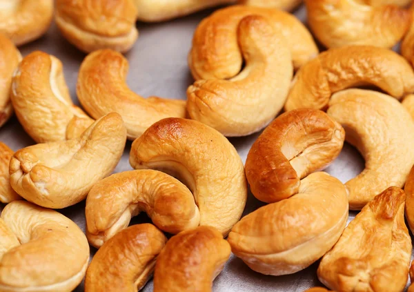 Heap of roasted cashew nuts — Stock Photo, Image