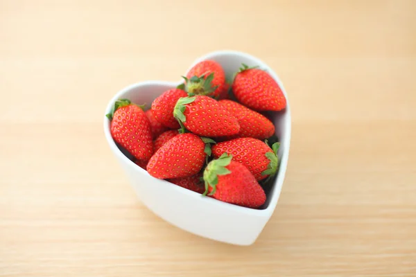 Strawberry with love — Stock Photo, Image