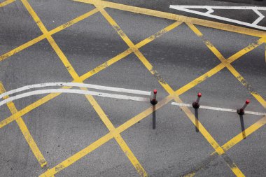 şehir içinde yol kavşağı