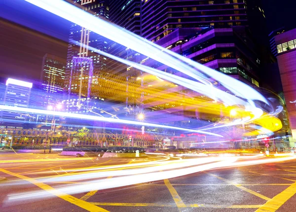 Busy traffic in city — Stock Photo, Image