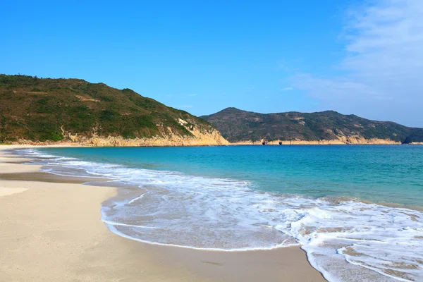 Strand an der Küste in Hongkong — Stockfoto