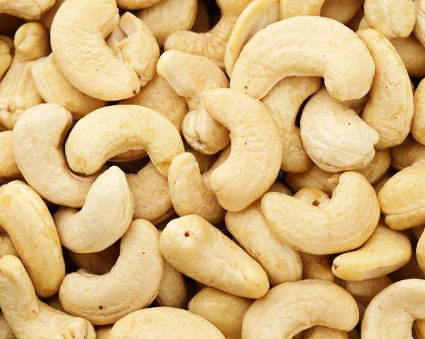 Frische Cashewnüsse aus nächster Nähe — Stockfoto