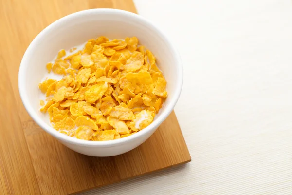 Corn flake in bowl — Stock Photo, Image