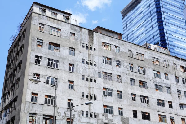 Edifício abandonado em Hong Kong — Fotografia de Stock