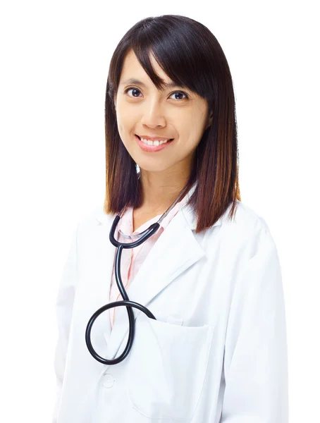 Asian female doctor portrait — Stock Photo, Image