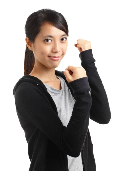 Cheerful asian woman — Stock Photo, Image