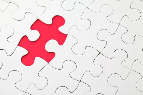 Missing puzzle piece — Stock Photo, Image