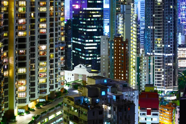 Edifício de apartamentos em Hong Kong — Fotografia de Stock