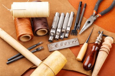 Craft tool for leather accerious clipart