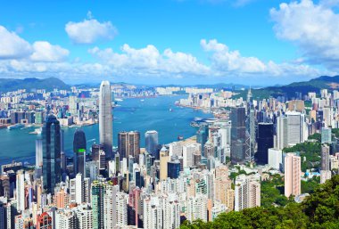 Hong kong manzarası