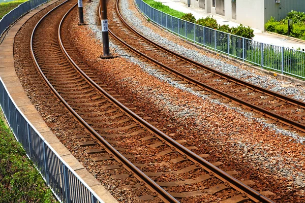 Línea de ferrocarril — Foto de Stock