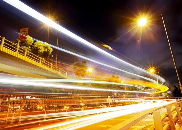 Ampel auf Autobahn — Stockfoto