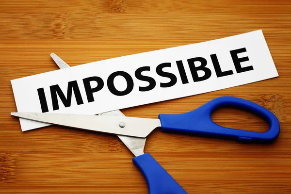 Impossible becomes possible — Stock Photo, Image