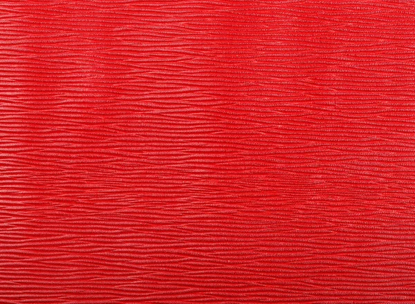 Texture en cuir rayé de couleur rouge — Photo