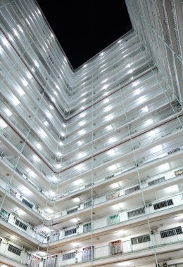 Hong Kong'da konut ikiz kule tipi