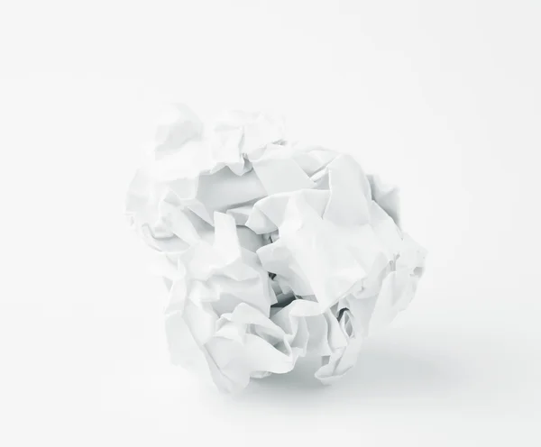 Boule de papier froissée — Photo