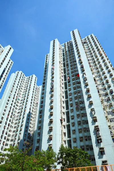 Edifício residencial em Hong Kong — Fotografia de Stock