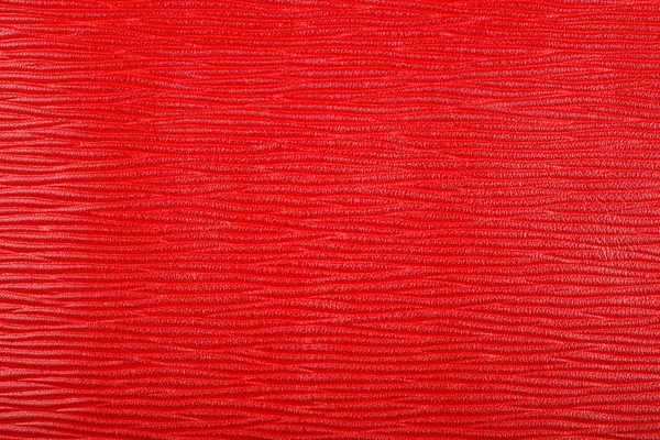 Textura de cuero rayado en color rojo — Foto de Stock