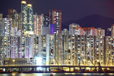 hong Kong'da bir yerleşim bölgesi