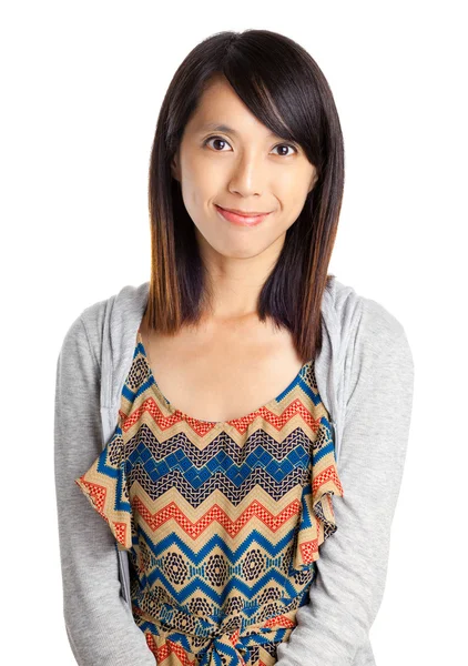 Asian woman with smile — Stock Photo, Image